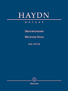 Illustration de Harmonie Messe en si b M Hob.XXII:14 pour clarinette, flûte, hautbois, SATB solistes et chœur SATB