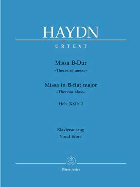 Illustration de Missa en si b M Hob.XXII:12 "Theresien- messe", réd. piano