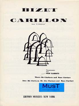 Illustration bizet carillon de l'arlesienne (tr. smim