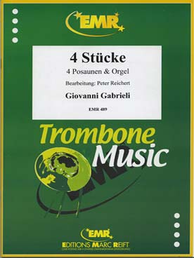 Illustration de 4 Stücke pour 4 trombones et orgue (tr. Reichert)