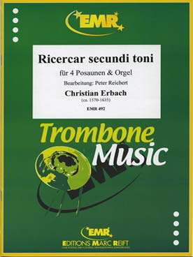 Illustration de Ricercar secundi toni pour 4 trombones et orgue (tr. Reichert)