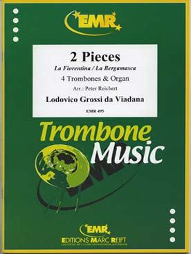 Illustration de 2 Pièces pour 4 trombones et orgue (tr. Reichert)