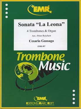 Illustration de Sonata la leona pour 4 trombones et orgue (tr. Reichert)