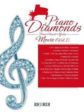 Illustration piano diamonds (p/v/g) movie vol. 1