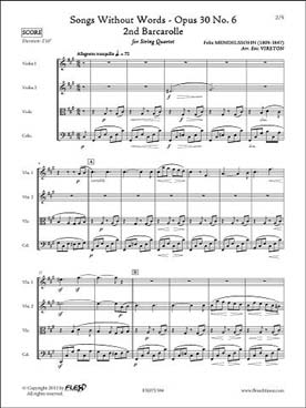 Illustration de Romances sans paroles op. 30 N° 6  (Lieder ohne worte)