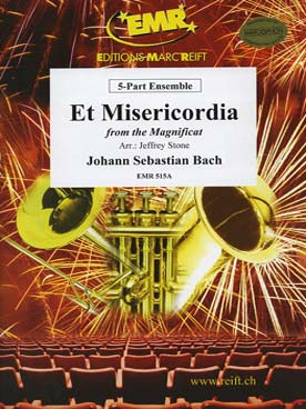 Illustration de Et Misericordia (The Magnificat) pour quintet de saxophones (SAA(T)TB) ou quintet ensemble flexible (tr. Stone)