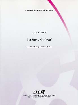 Illustration de La Boss du prof pour saxophone alto et piano