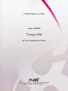 Illustration de Le Temps d'M pour saxophone ténor et piano