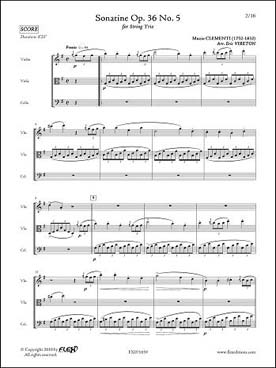 Illustration de Sonatine op. 36 N° 5 (tr. Vireton)