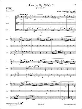 Illustration de Sonatine op. 36 N° 2 (tr. Vireton)