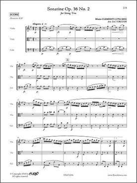 Illustration clementi sonatine op. 36 n° 2