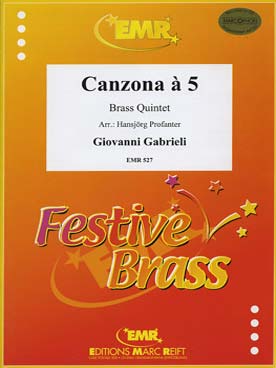 Illustration de Canzona à 5 (tr. Profanter)