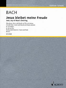 Illustration de Jésus que ma joie demeure, choral 147 (tr. Birtel)