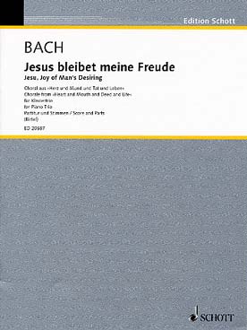 Illustration de Jésus que ma joie demeure, choral 147 (tr. Birtel)