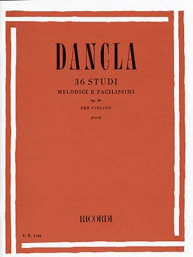 Illustration de 36 Études mélodiques op. 84 - éd. Ricordi