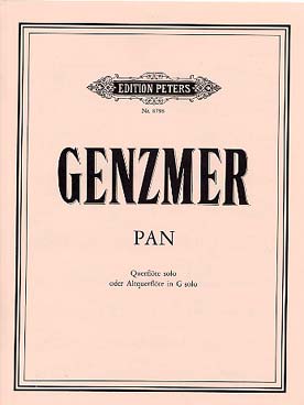Illustration genzmer pan pour flute