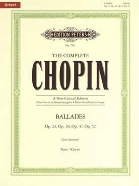 Illustration de 4 Ballades op. 23, 38, 47 et 52