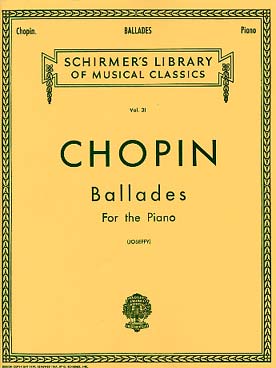 Illustration de 4 Ballades op. 23, 38, 47 et 52