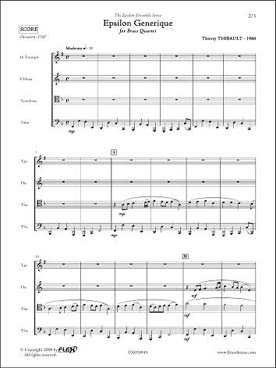 Illustration de Épsilon générique pour trompette, cor, trombone et tuba