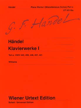 Illustration haendel oeuvres pour piano vol. 1 a