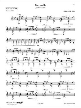 Illustration coll barcarolle