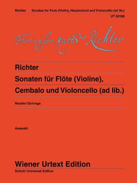 Illustration de Sonates pour flûte (ou violon) et clavecin (ou violoncelle ad lib.)