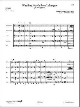 Illustration de Marche nuptiale de Lohengrin (tr. Vireton)