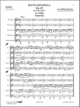 Illustration de Suite espagnole op. 47 - N° 8 : Cuba