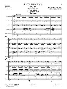 Illustration de Suite espagnole op. 47 - N° 1 : Granada