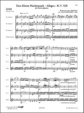 Illustration de Petite musique de nuit KV 525 (tr. Eeckeloot)