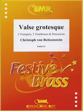 Illustration de Valse grotesque pour 3 trompettes et 3 trombones et percussion