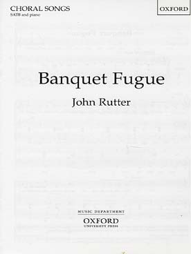 Illustration de Banquet fugue de The Reluctant dragon pour chœur SATB et piano