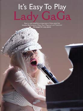 Illustration de IT'S EASY TO PLAY Lady Gaga (P/V/G)