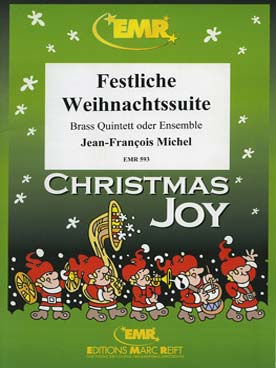 Illustration de Festliche weihnachtssuite pour quintette de cuivres et percussion