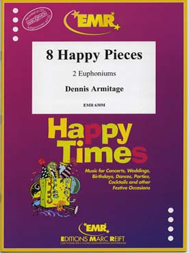 Illustration de 8 Happy Pieces pour 2 euphoniums