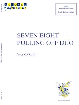 Illustration de Seven eight pulling off duo pour batterie et guitare basse