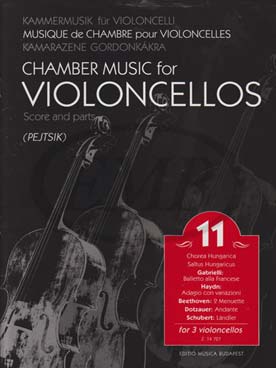 Illustration de MUSIQUE DE CHAMBRE POUR 3 VIOLONCELLES - Vol. 11