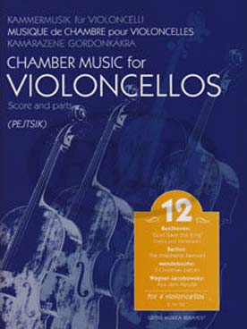 Illustration de MUSIQUE DE CHAMBRE POUR 4 VIOLONCELLES - Vol. 12