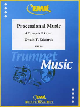 Illustration de Processional music pour 4 trompettes et orgue