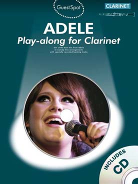 Illustration de GUEST SPOT : arrangements de thèmes célèbres avec CD play-along - Adele : 10 chansons