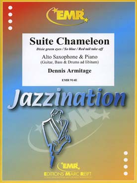 Illustration de Suite chaméleon pour saxophone et piano et en option basse, percussions