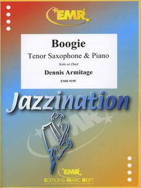 Illustration de Collection "Jazzination" pour 1 ou 2 saxophones ténor et piano - Boogie