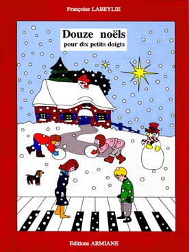 Illustration de Douze Noëls pour dix petits doigts pour piano (avec paroles facultatives)