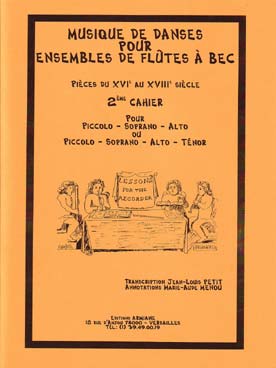 Illustration de MUSIQUE DE DANSES (tr. Petit/Menou) - Cahier N° 2