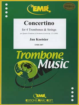 Illustration de Concertino pour 4 trombones et cordes