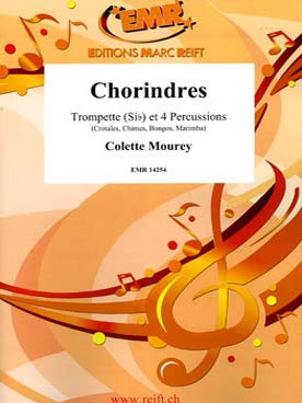 Illustration de Chorindres pour trompette si b et 4 percussions