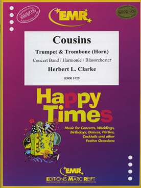 Illustration de Cousins pour trompette et trombone (ou cor) et orchestre à vents