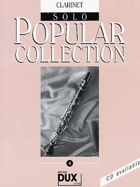 Illustration de POPULAR COLLECTION - Vol. 4 : clarinette solo