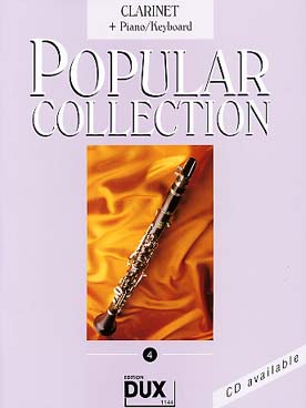 Illustration de POPULAR COLLECTION - Vol. 4 : clarinette et piano