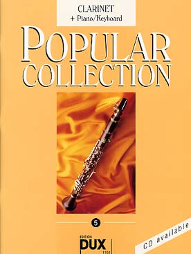 Illustration de POPULAR COLLECTION - Vol. 5 : clarinette et piano